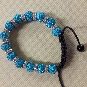 Womens shamballa bead bracelet.